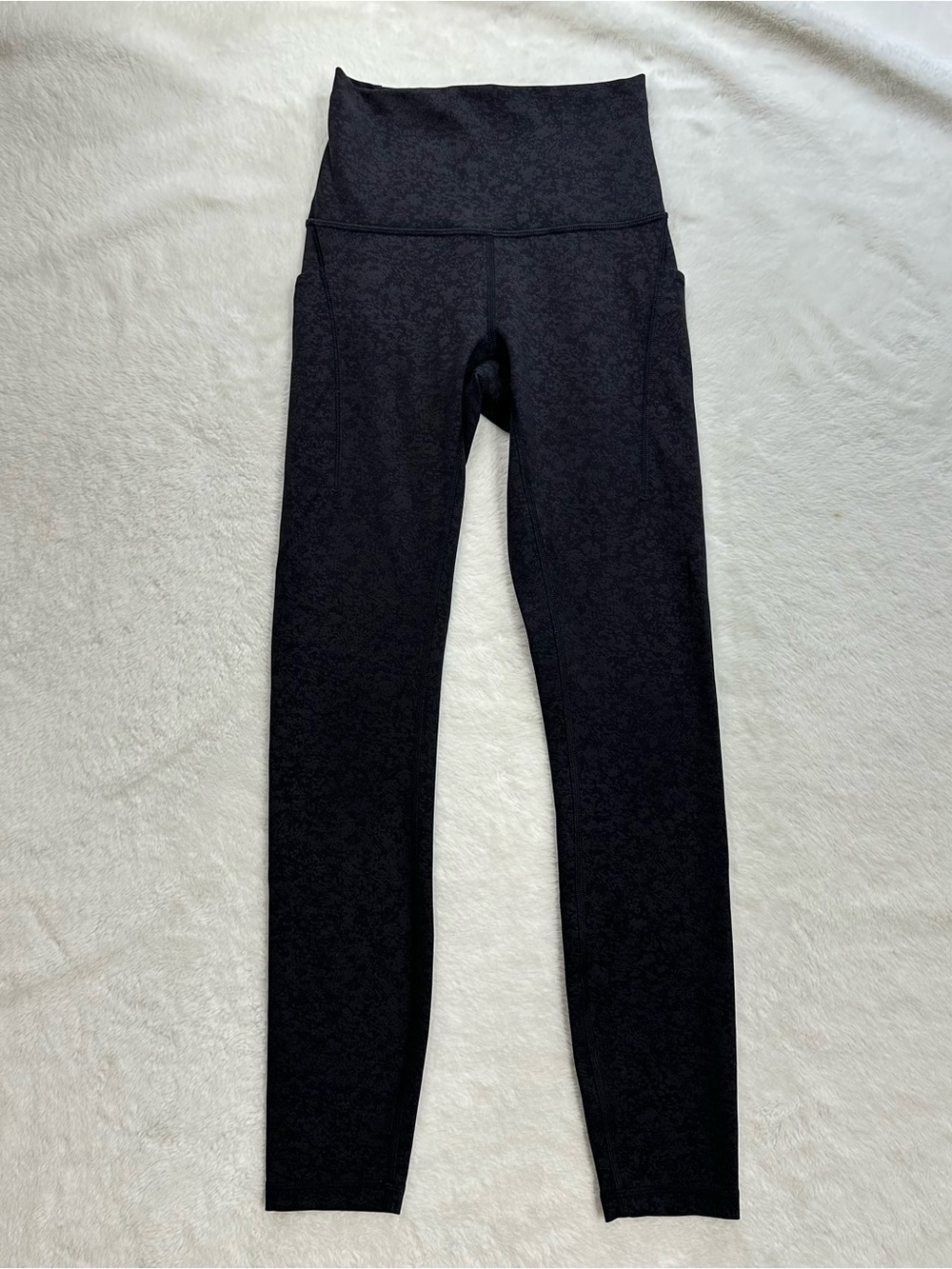 Lululemon Wunder Train HR Tight with Pockets 25" - Blaze Black - 2